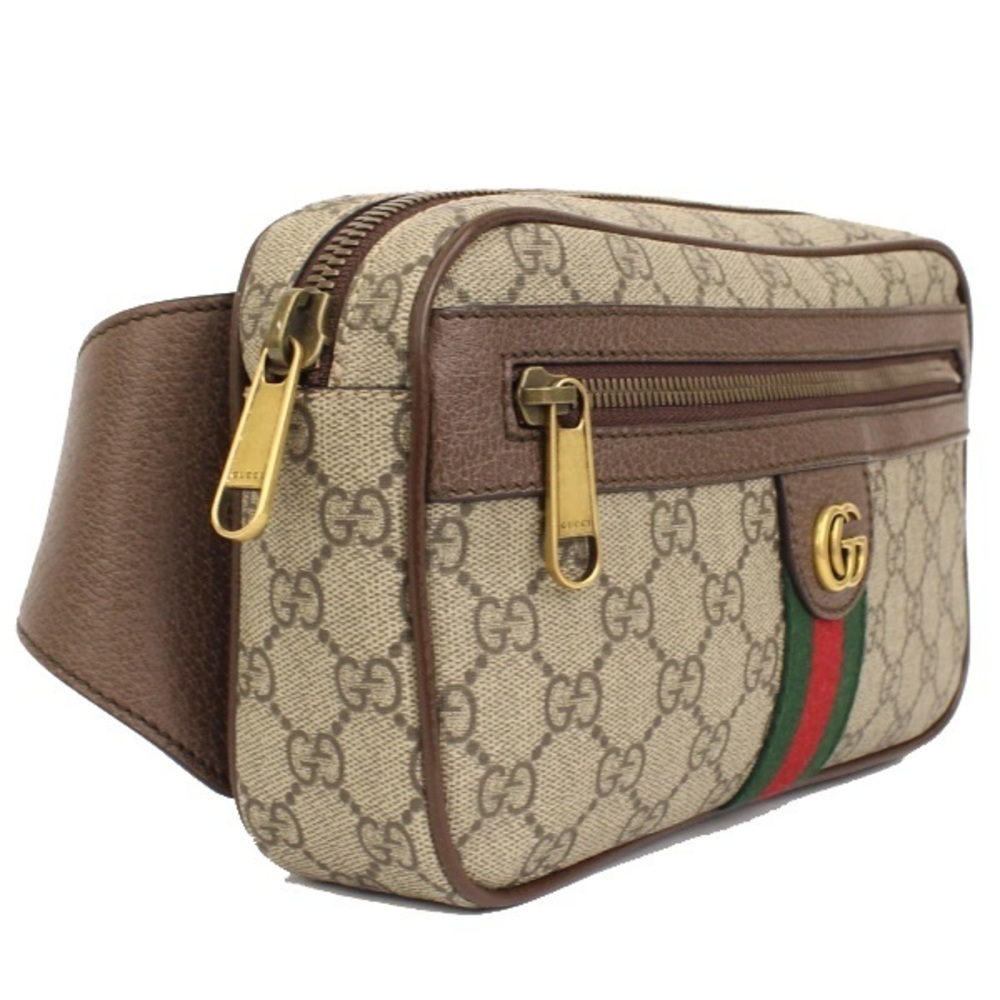 Gucci Ophidia Waist Bag Brown Beige